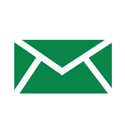 Grünes Icon Briefumschlag